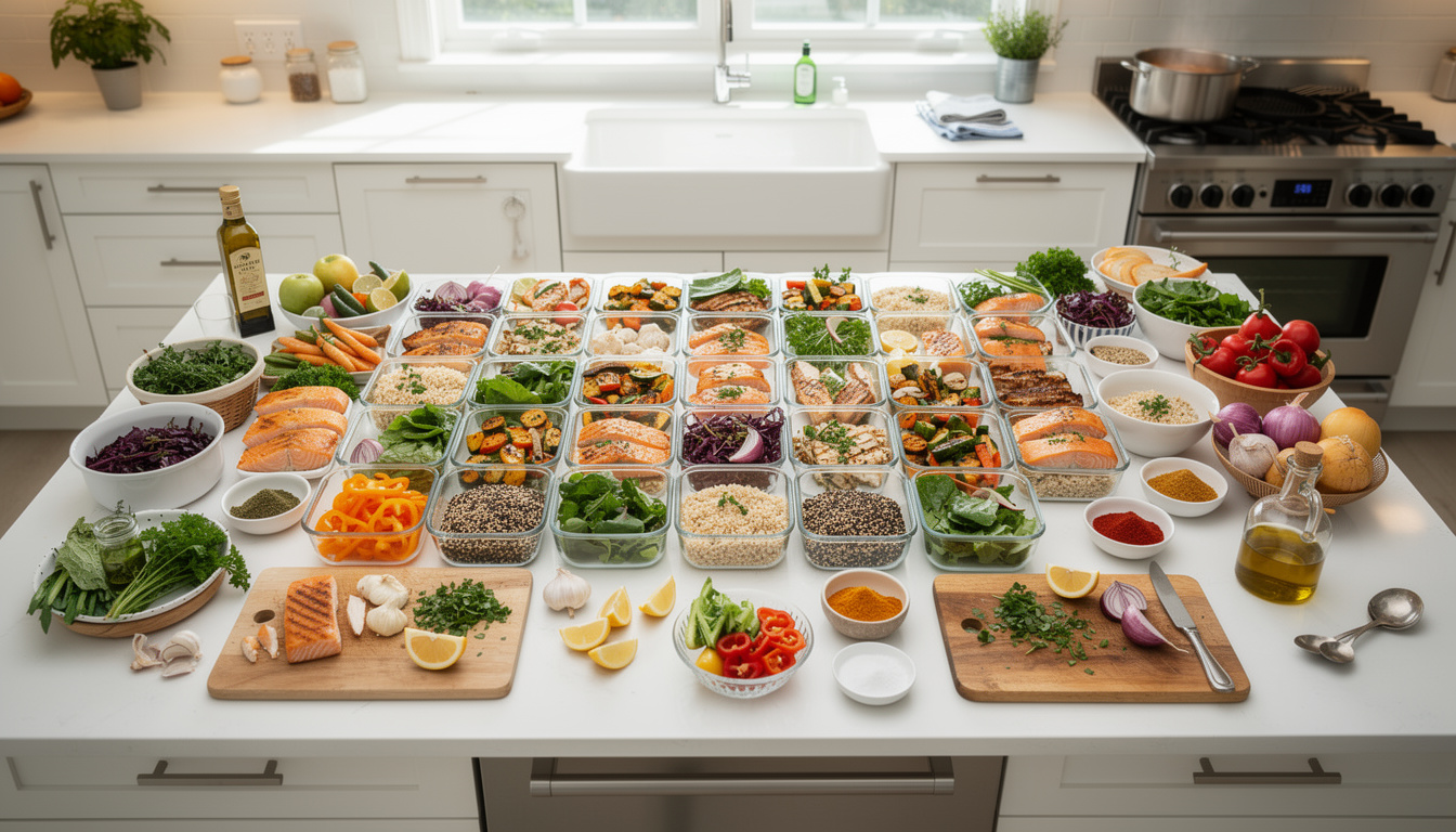 découvrez nos conseils pratiques pour organiser votre semaine complète grâce au batch cooking et gagnez du temps en cuisine tout en mangeant équilibré.