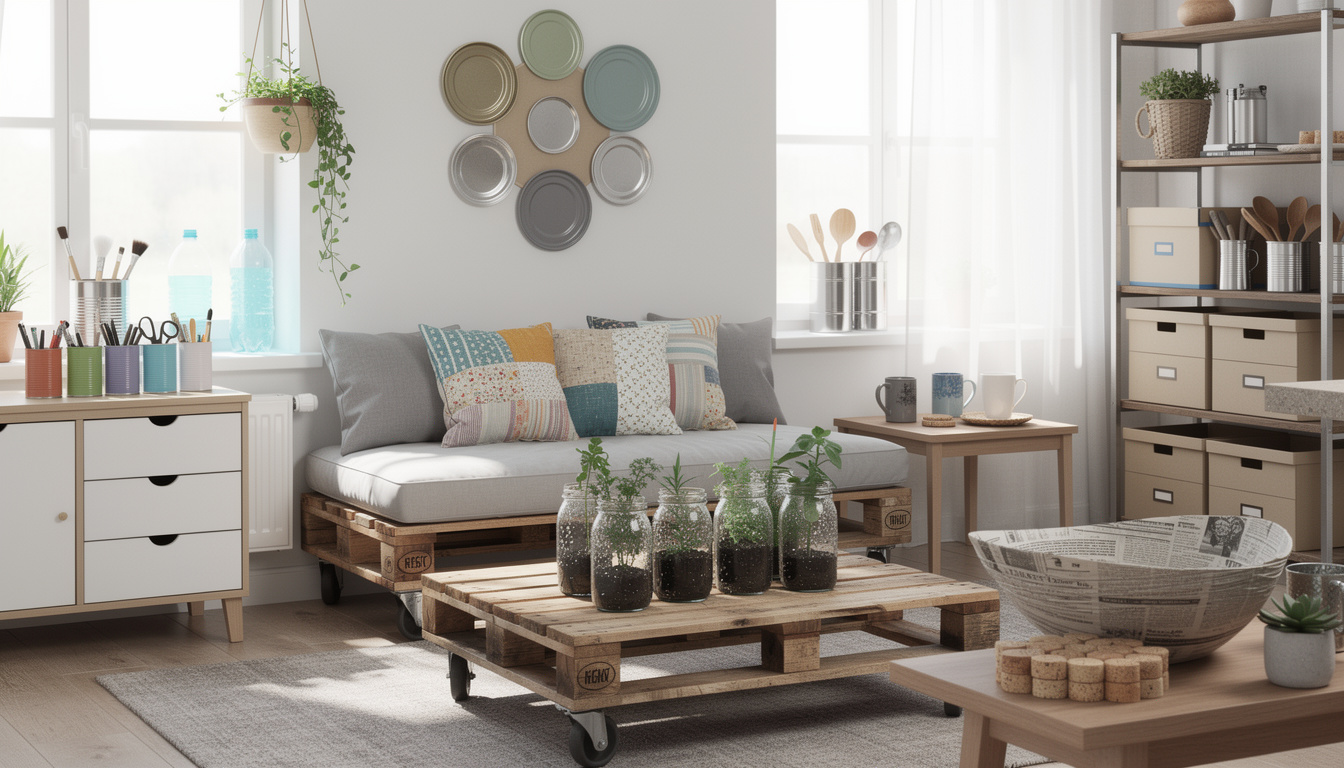 Recyclage maison : 10 astuces simples et créatives